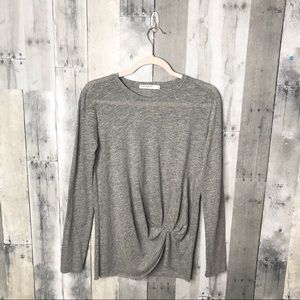 Stateside Long Sleeve Twist Top Size Small H14